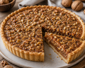 kuchen de nuez argentino con muchas nueces frescas e intenso sabor