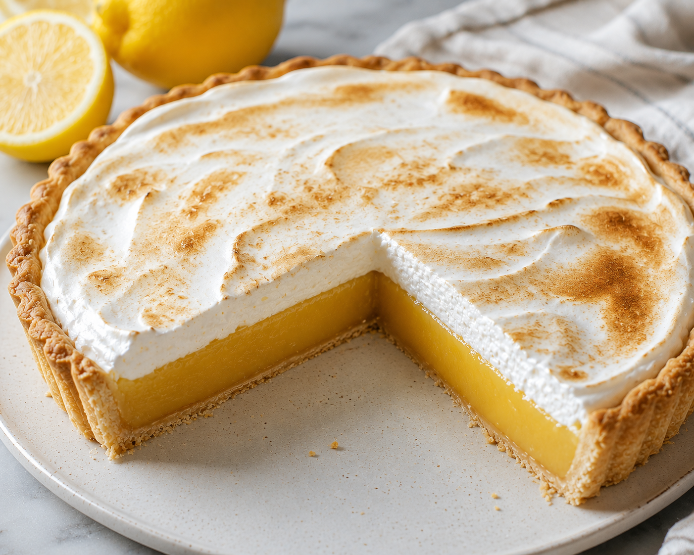 pie de limon argentino con limon de verdad e ingredientes frescos